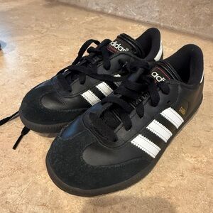 Adidas Samba Classic Soccer Shoes Kid's 1.5 Black Lace Up Youth 1 Soccer 036516